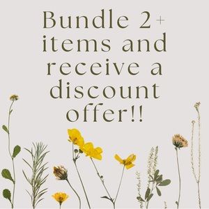 Bundle items for discounts!!